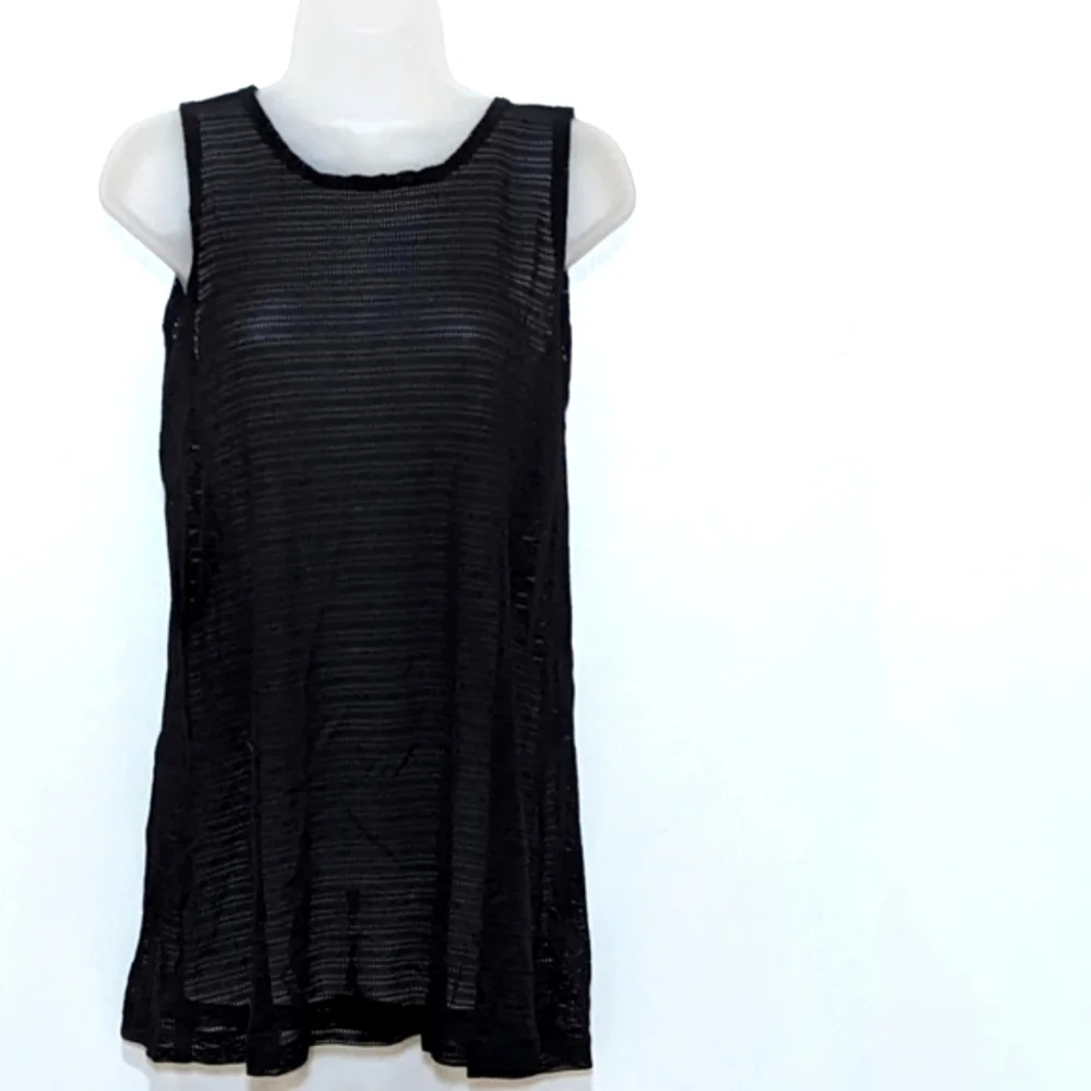 La Blanca | Vintage | Crochet Tunic Tank Top | Beach | Swim Cover Up | Festival